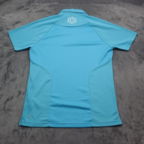 Puma Shirt Mens Small Blue Polo Golf Tennis Stretch Cool Light Dry Casual - Picture 12 of 15